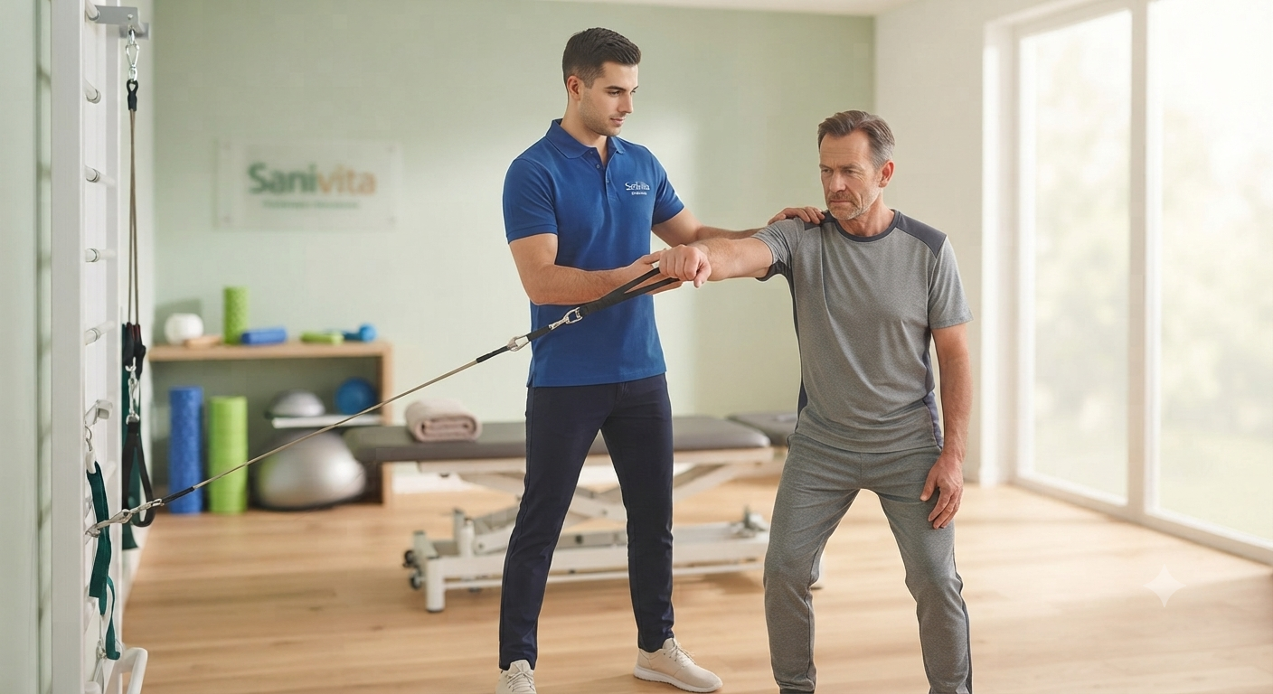 Seduta di fisioterapia Sanivita
